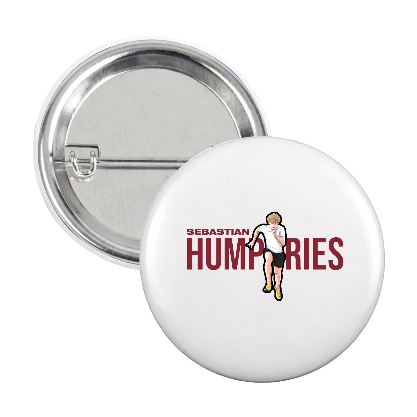 Game Day Button — Player Name in White
