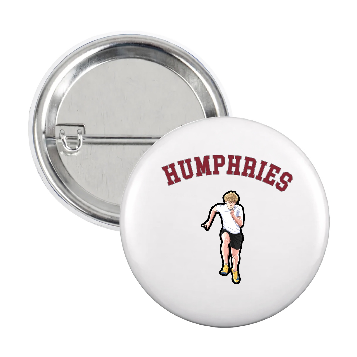 Game Day Button — Shirsey Arch in White