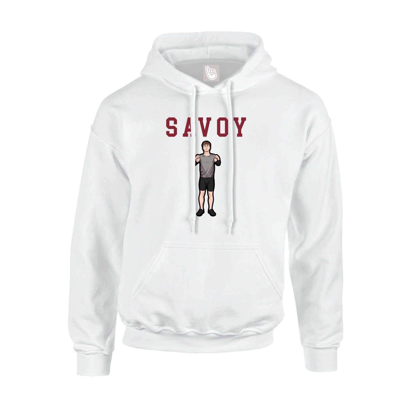 Hoodie — Shirsey in White