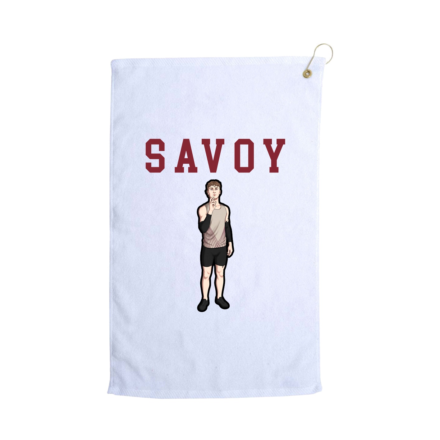 Golf Towel — Shirsey in White
