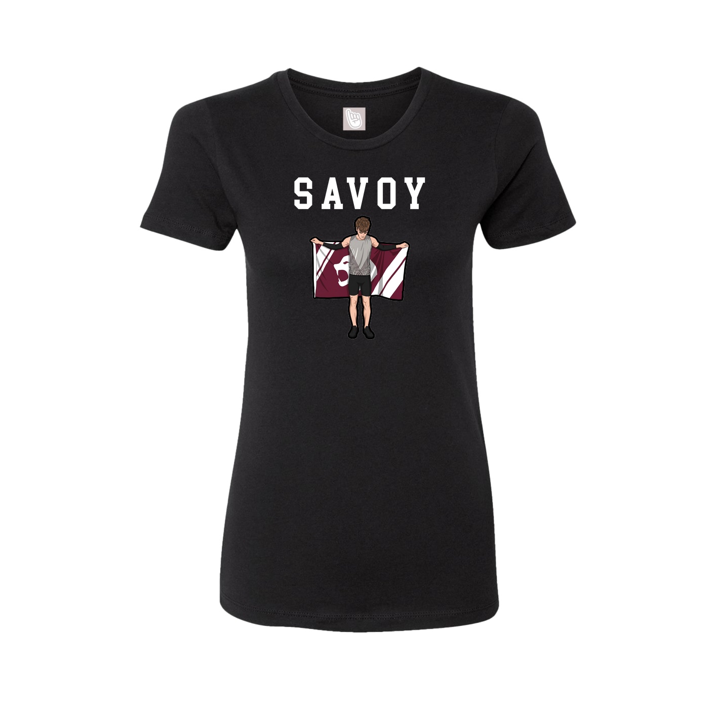 Fitted Women's Tee — Shirsey in Black