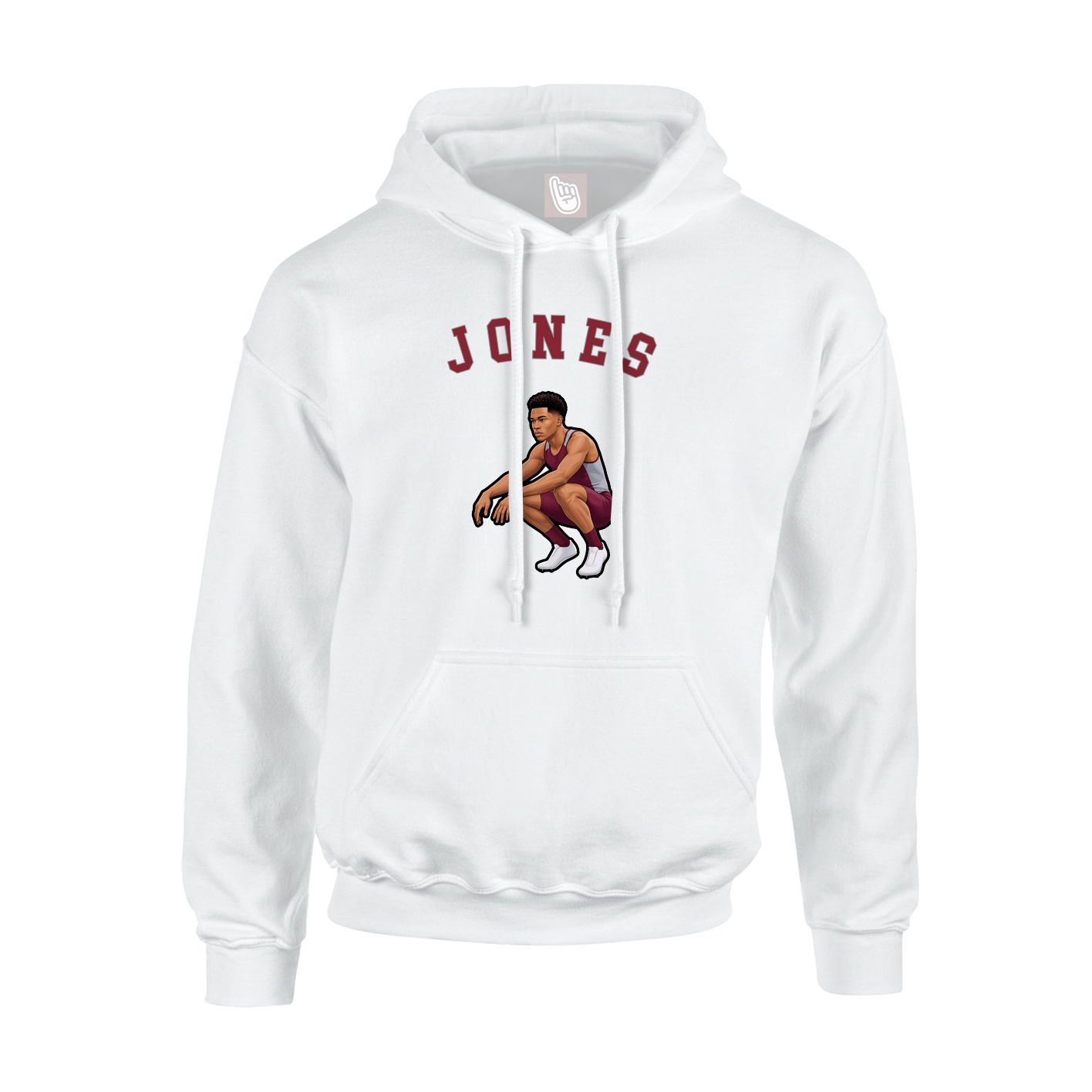 Youth Hoodie — Shirsey Arch in White