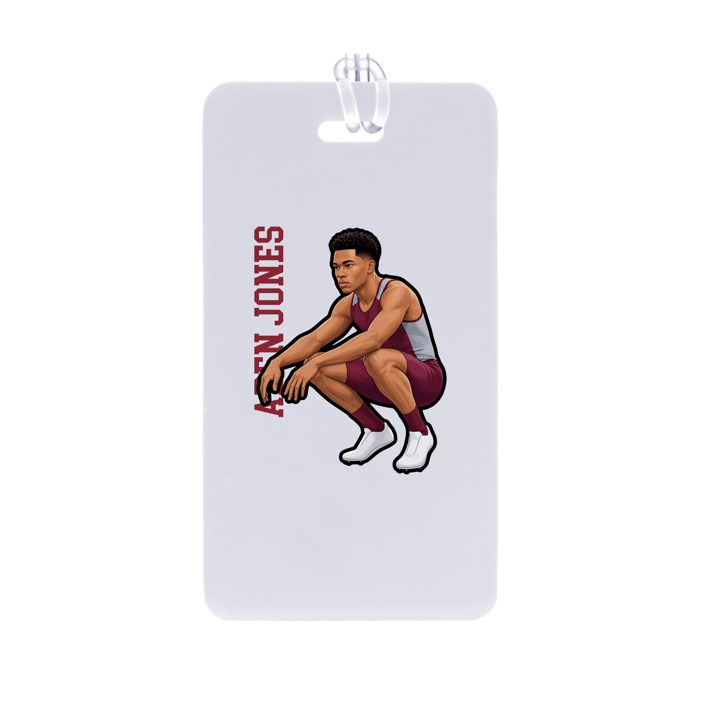 Bag Tag — Name Vertical in Classic