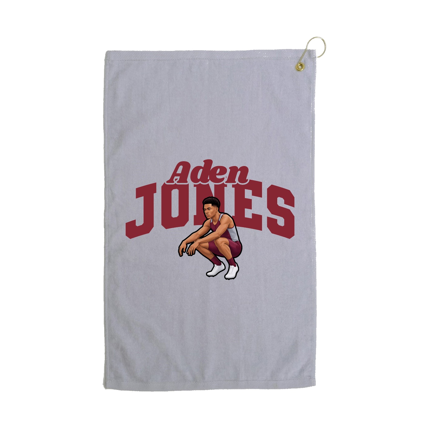 Golf Towel — Signature Arch in Grey