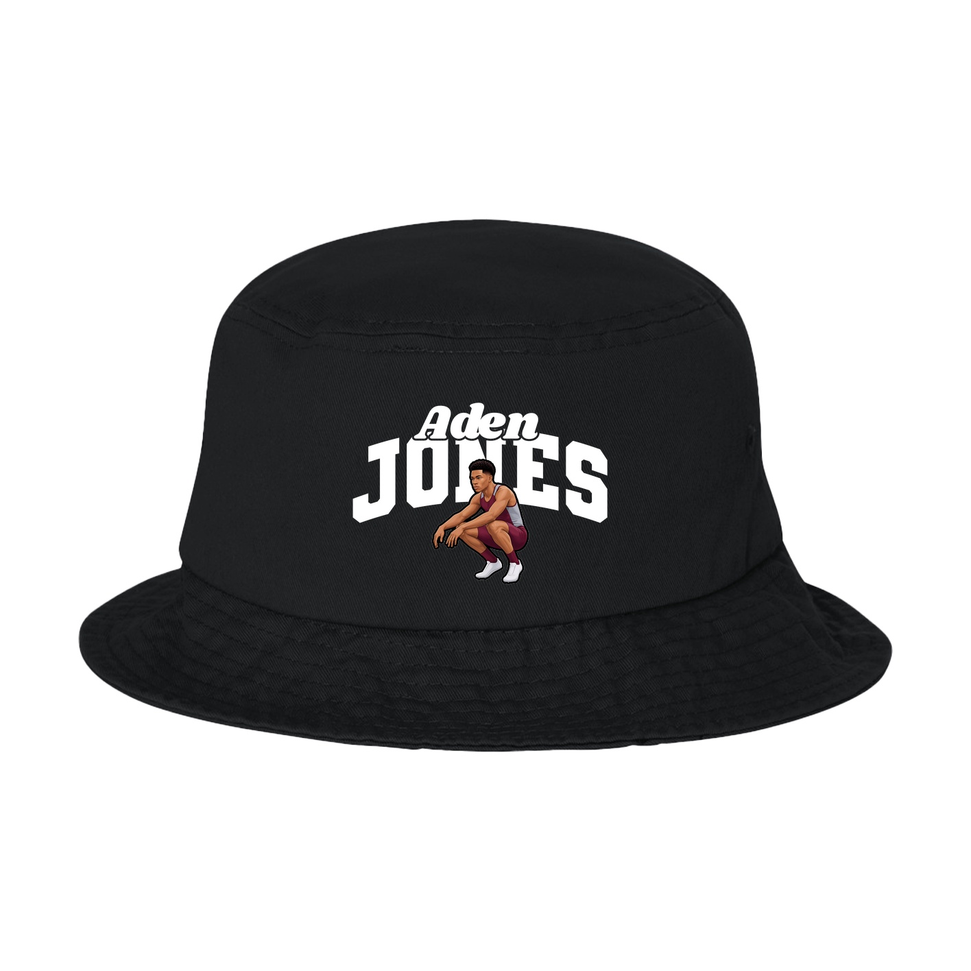Bucket Cap — Signature Arch in Black