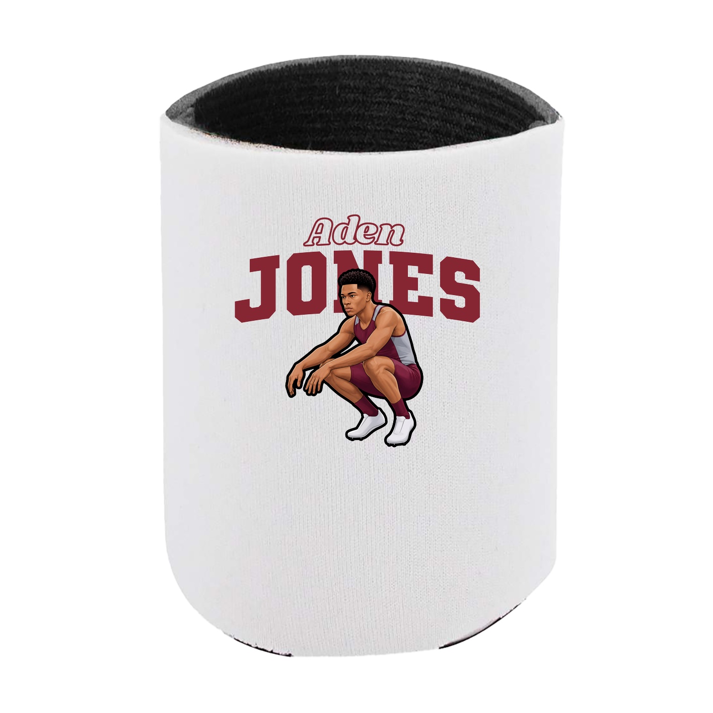 Can Holder — Name Arch in White