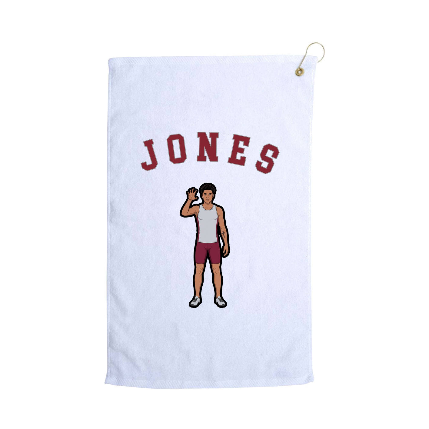 Golf Towel — Shirsey Arch in White