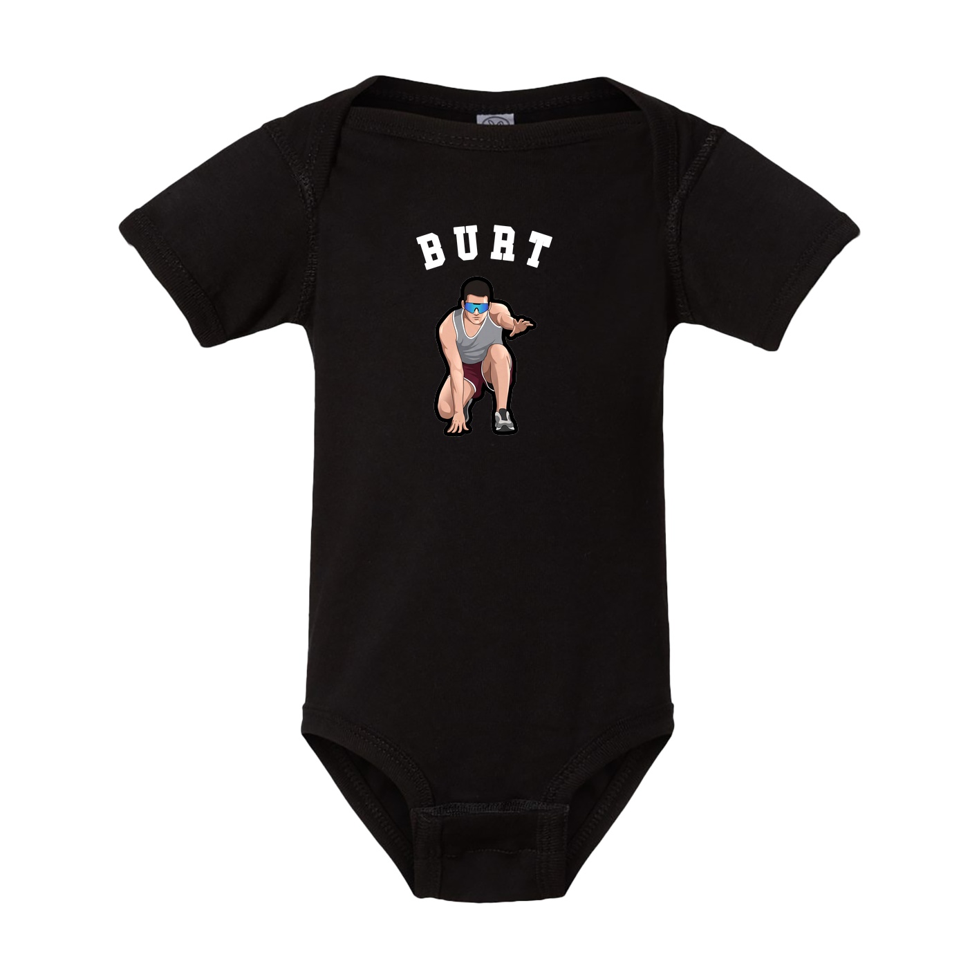 Baby Onesie — Shirsey Arch in Black