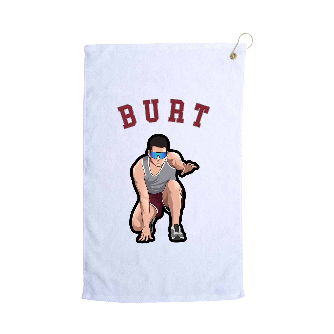 Golf Towel — Shirsey Arch in White