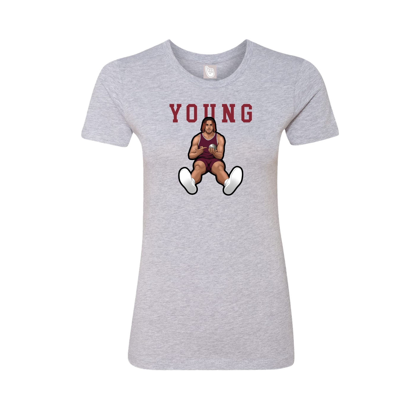 Fitted Women's Tee — Shirsey in Grey