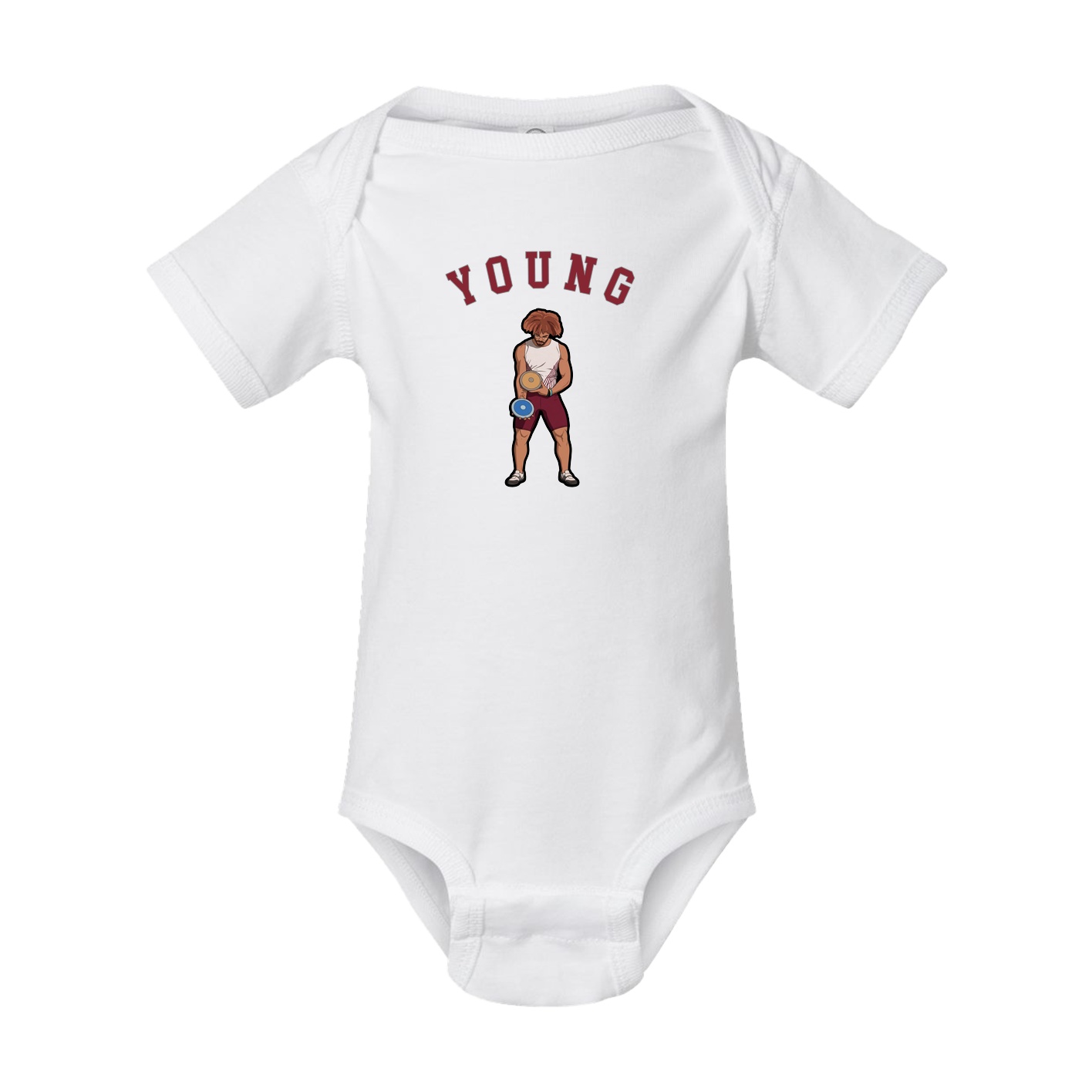 Baby Onesie — Shirsey Arch in White