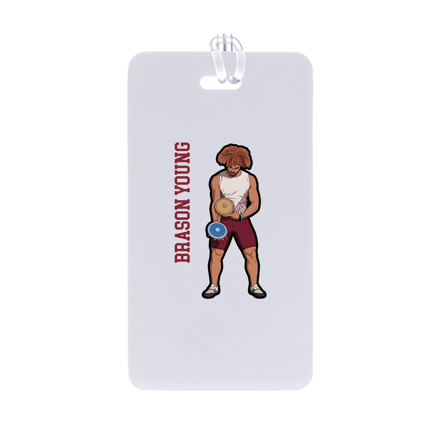 Bag Tag — Name Vertical in Classic