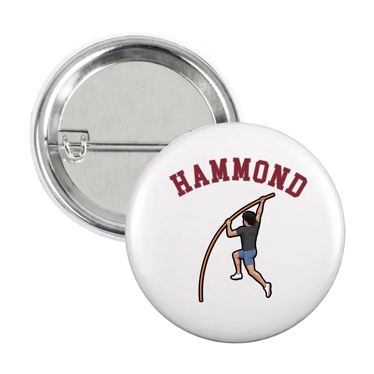 Game Day Button — Shirsey Arch in White