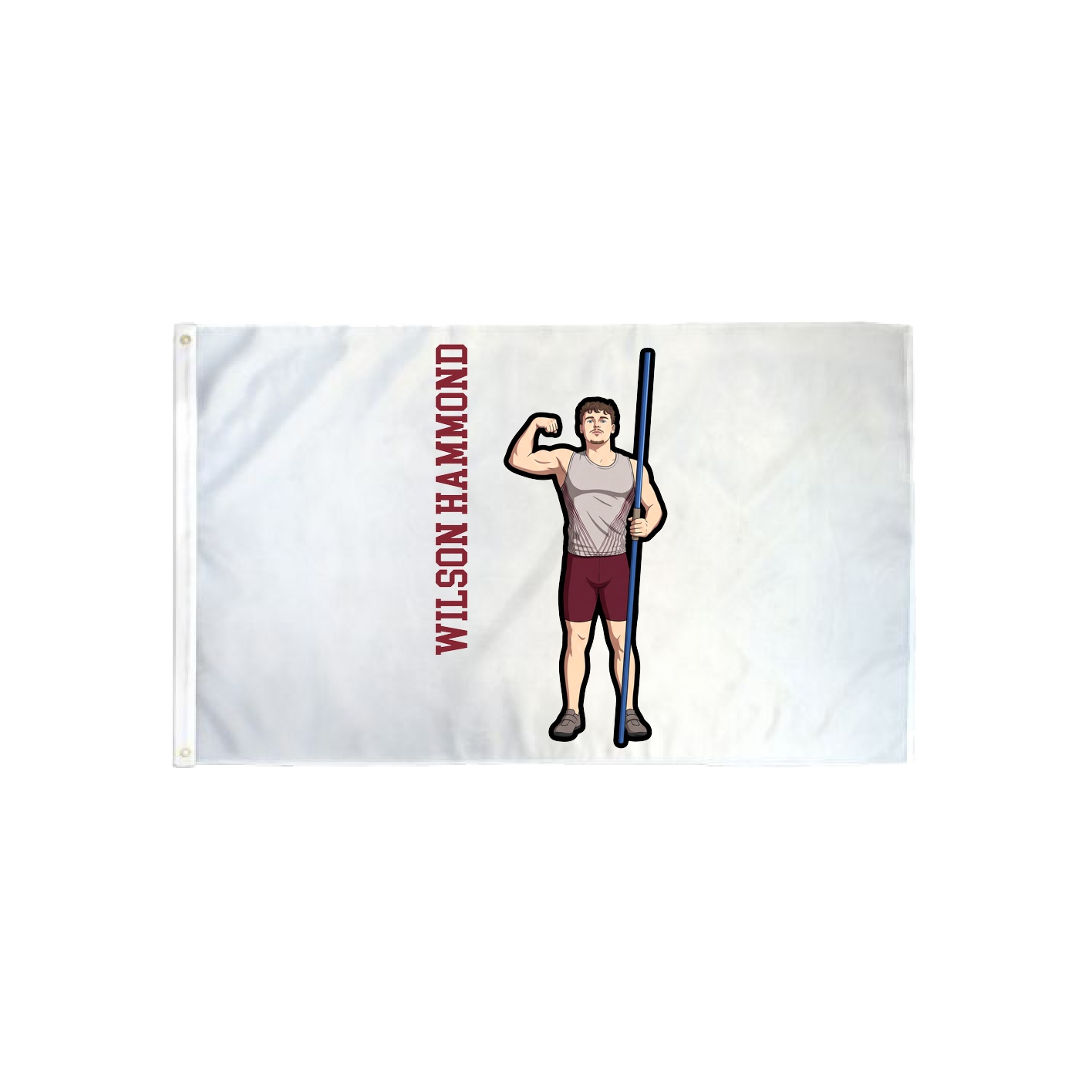 3x5 Flag — Name Vertical in Classic