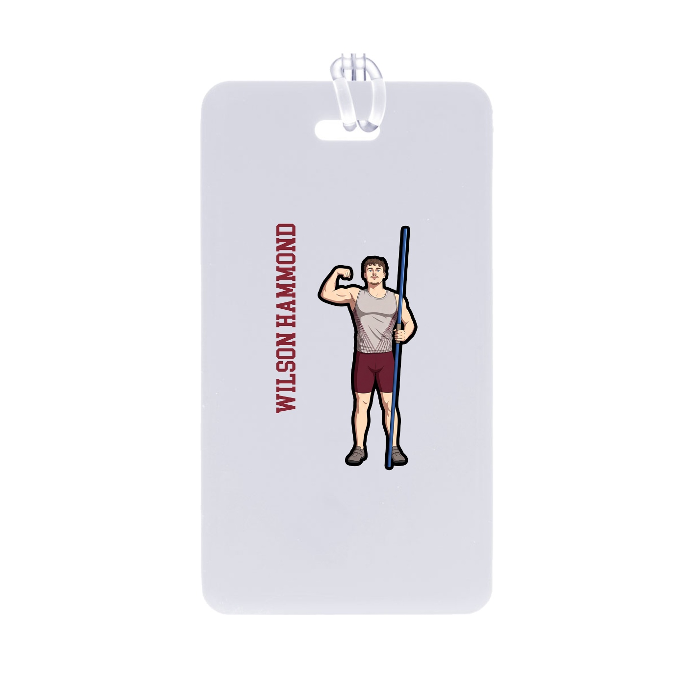 Bag Tag — Name Vertical in Classic
