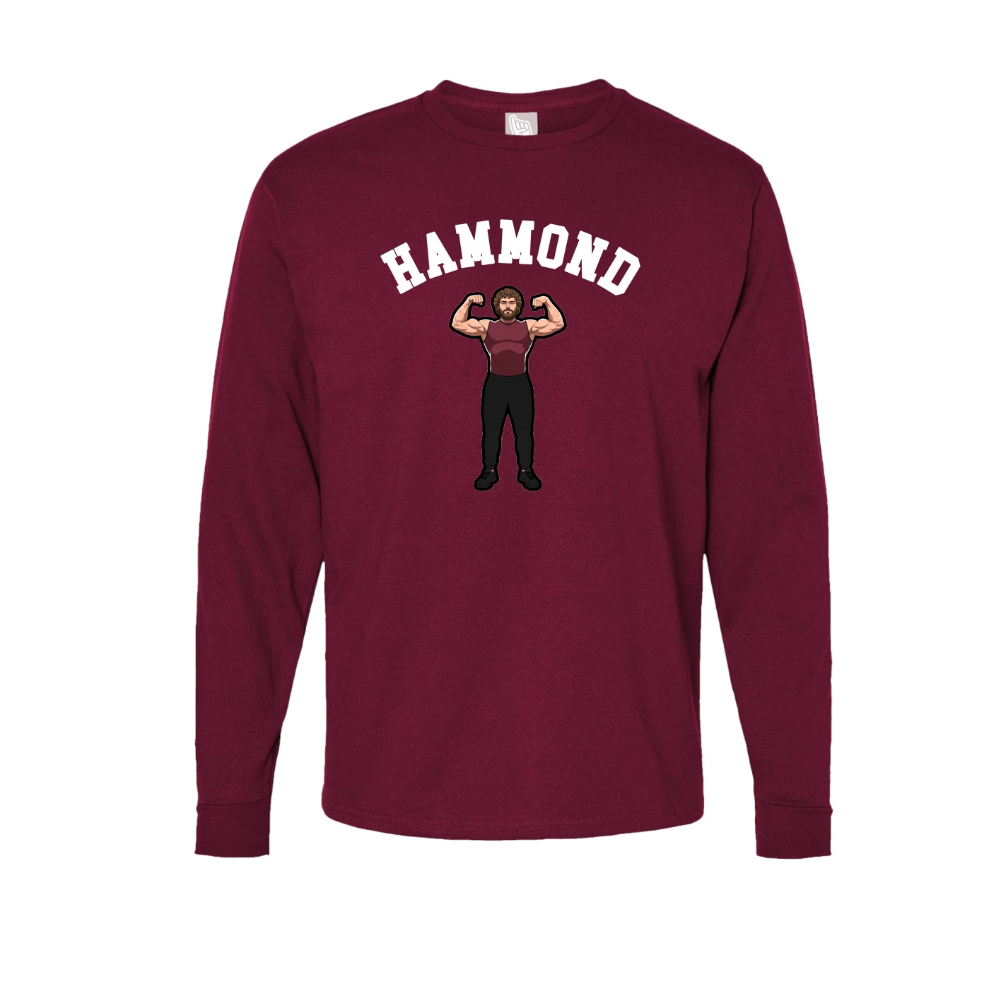 Long Sleeve Tee — Shirsey Arch in Cardinal