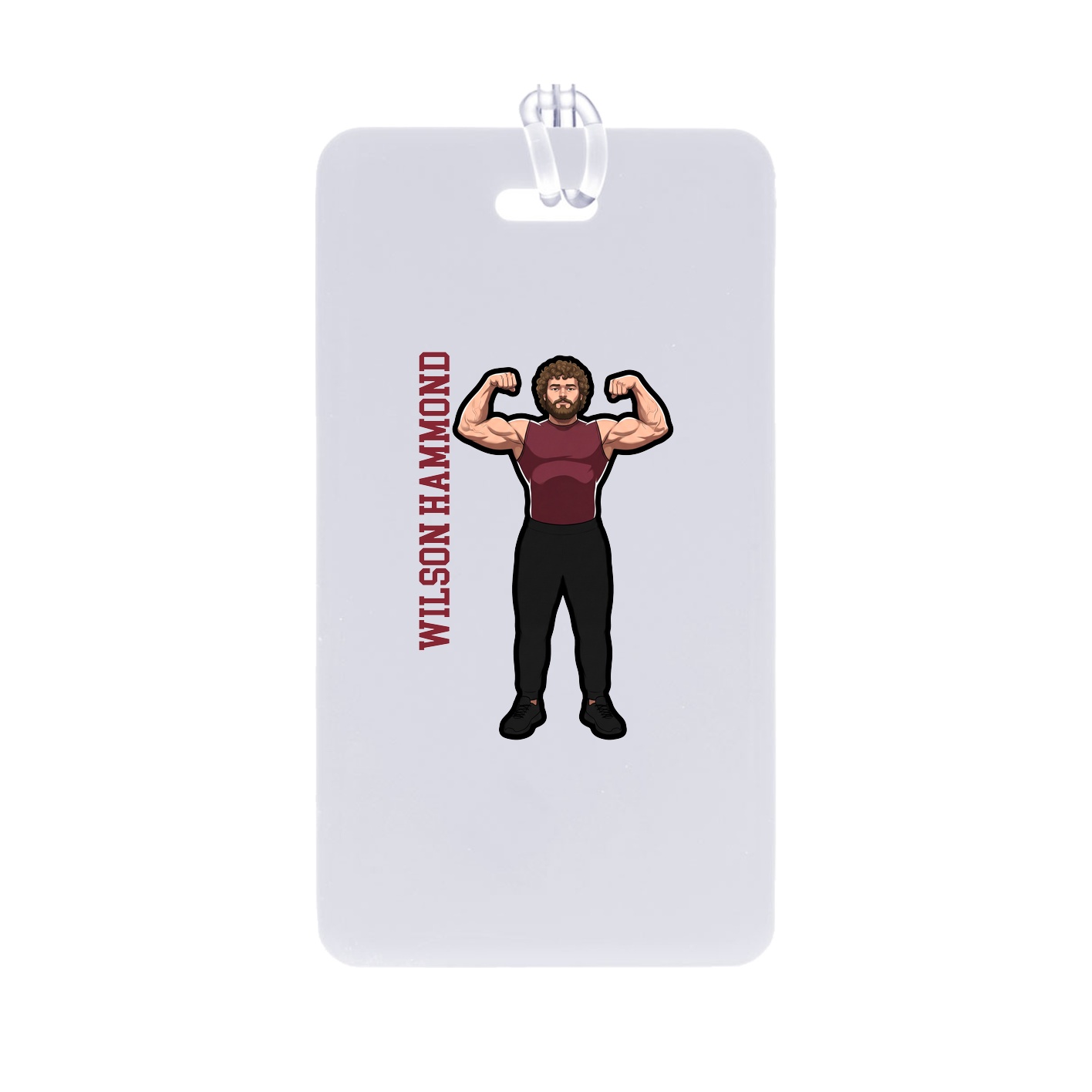 Bag Tag — Name Vertical in Classic