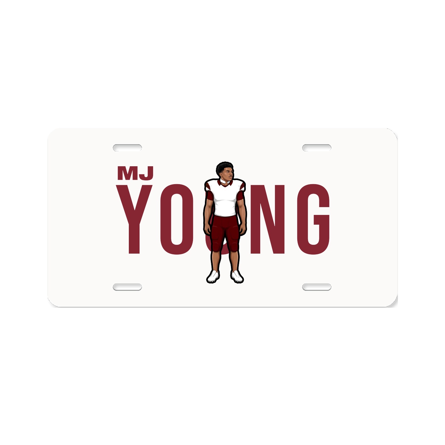 License Plate — Player Name in Classic