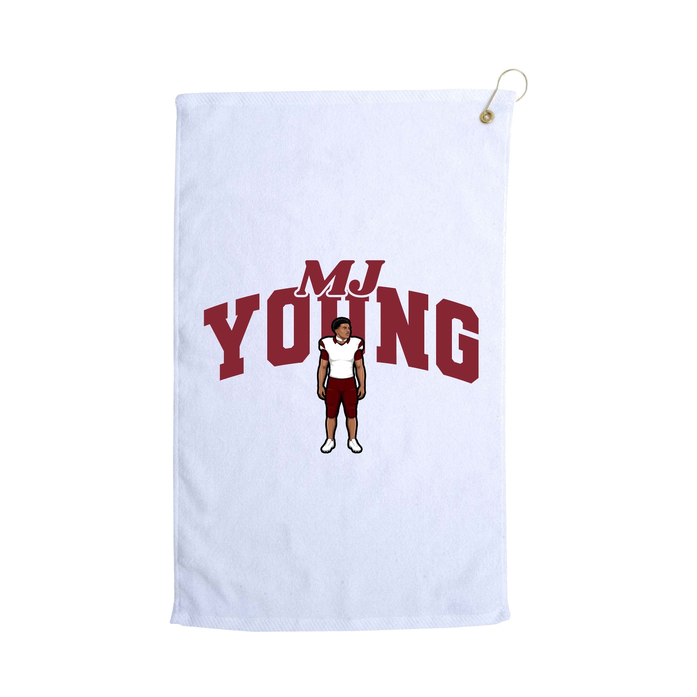 Golf Towel — Signature Arch in White
