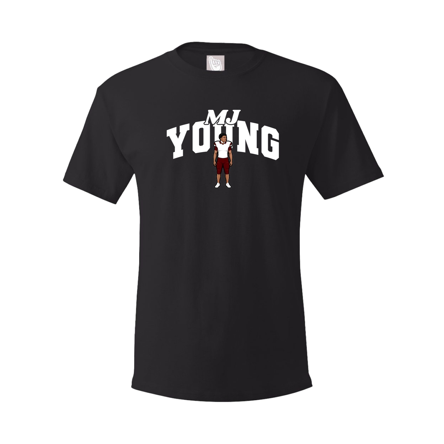Youth Tee — Signature Arch in Black
