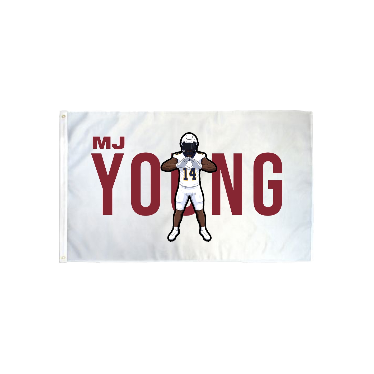 3x5 Flag — Player Name in Classic