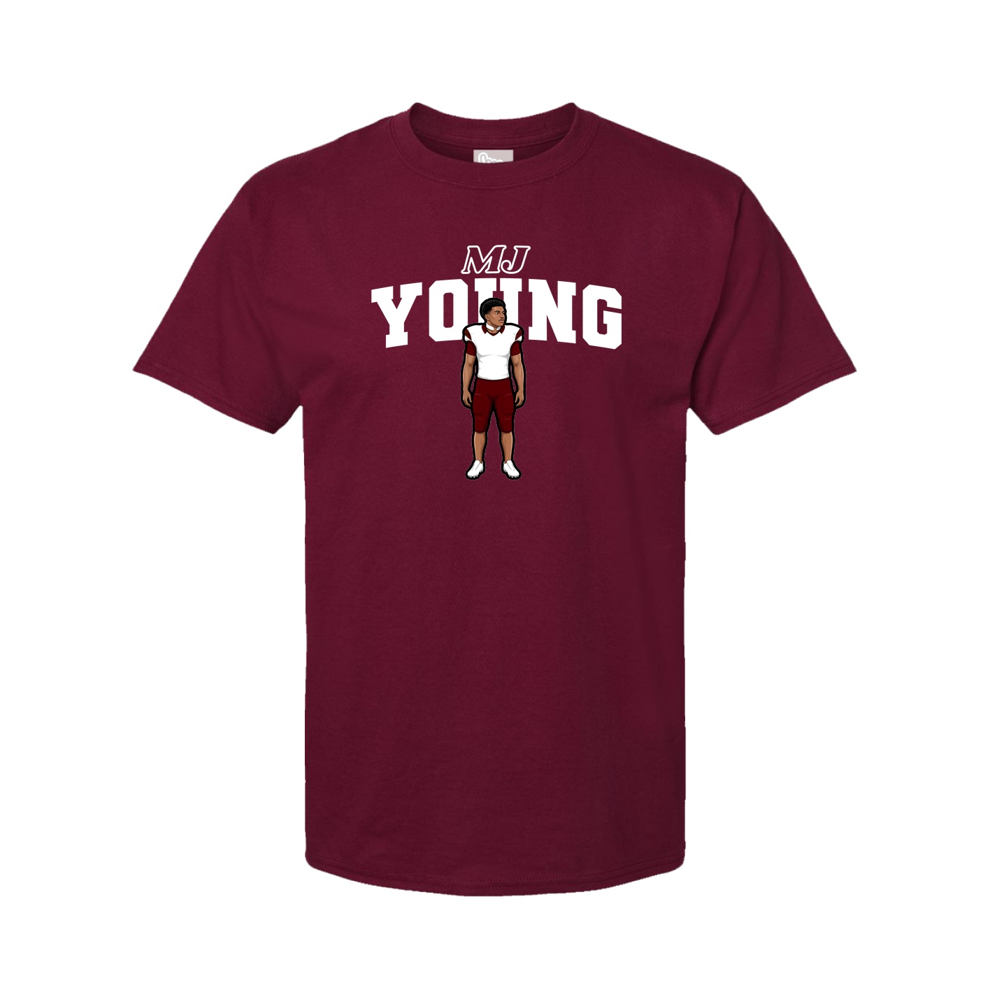 Youth Tee — Name Arch in Cardinal