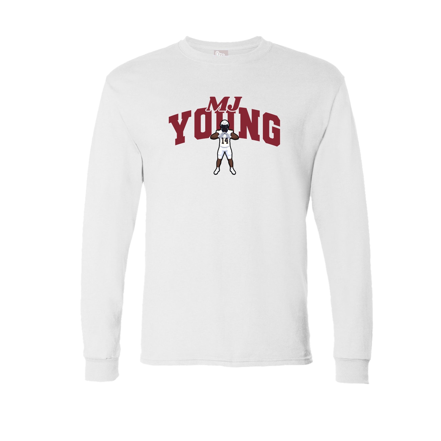 Long Sleeve Tee — Signature Arch in White