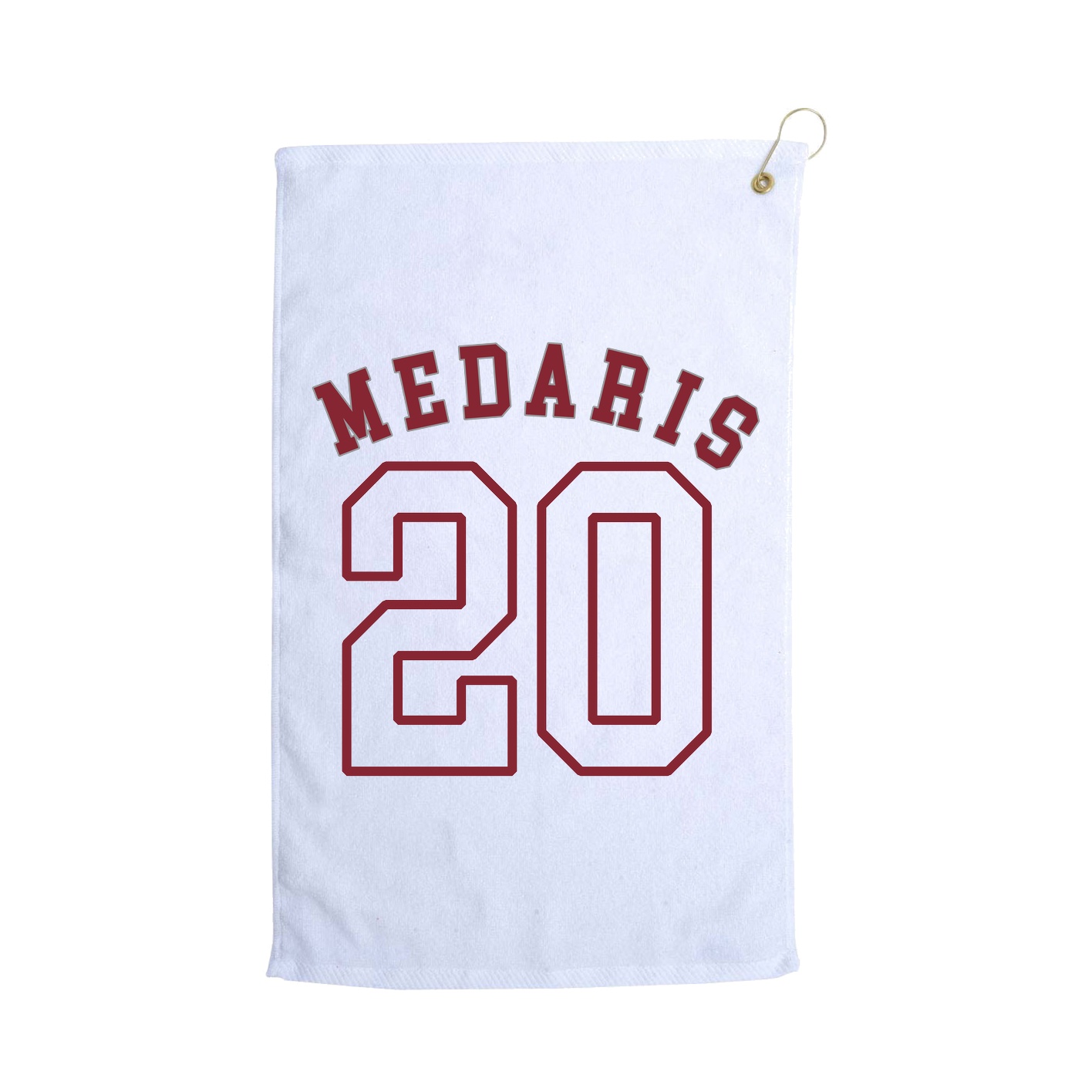 Golf Towel — Shirsey Arch in White