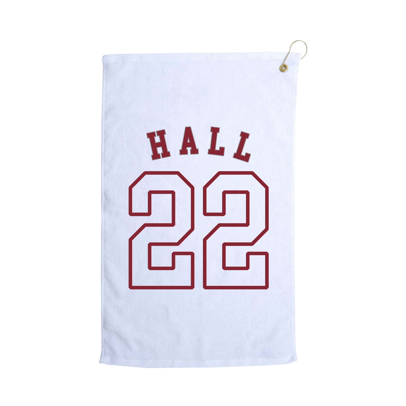 Golf Towel — Shirsey Arch in White