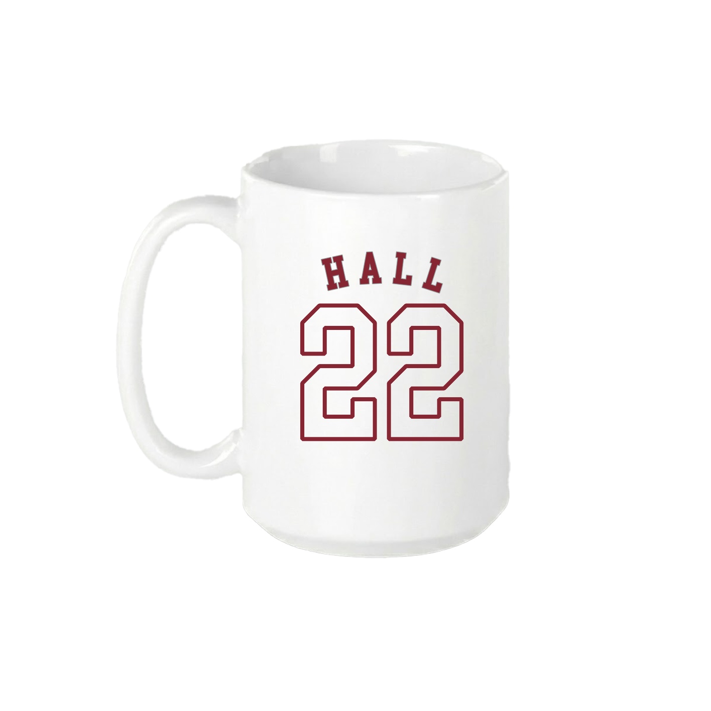 15oz Coffee Mug — Shirsey Arch in White