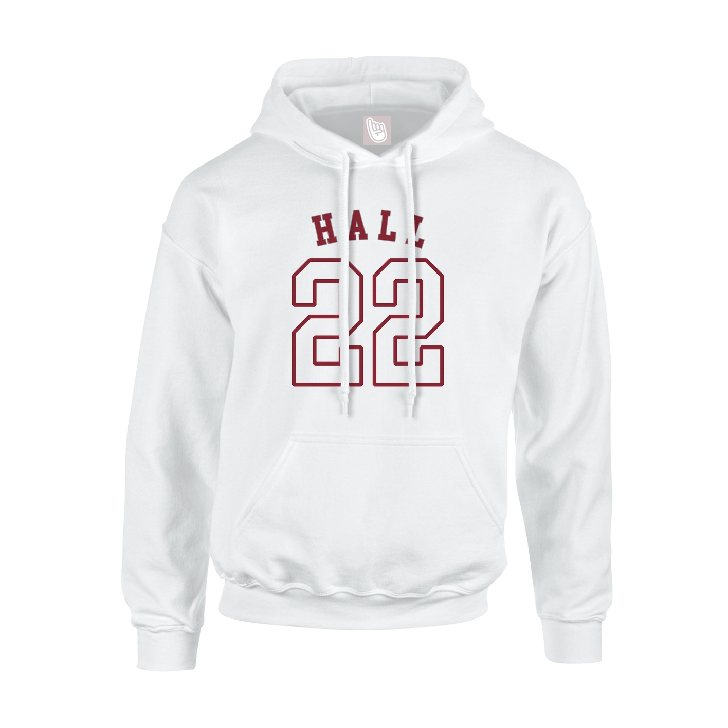 Hoodie — Shirsey Arch in White