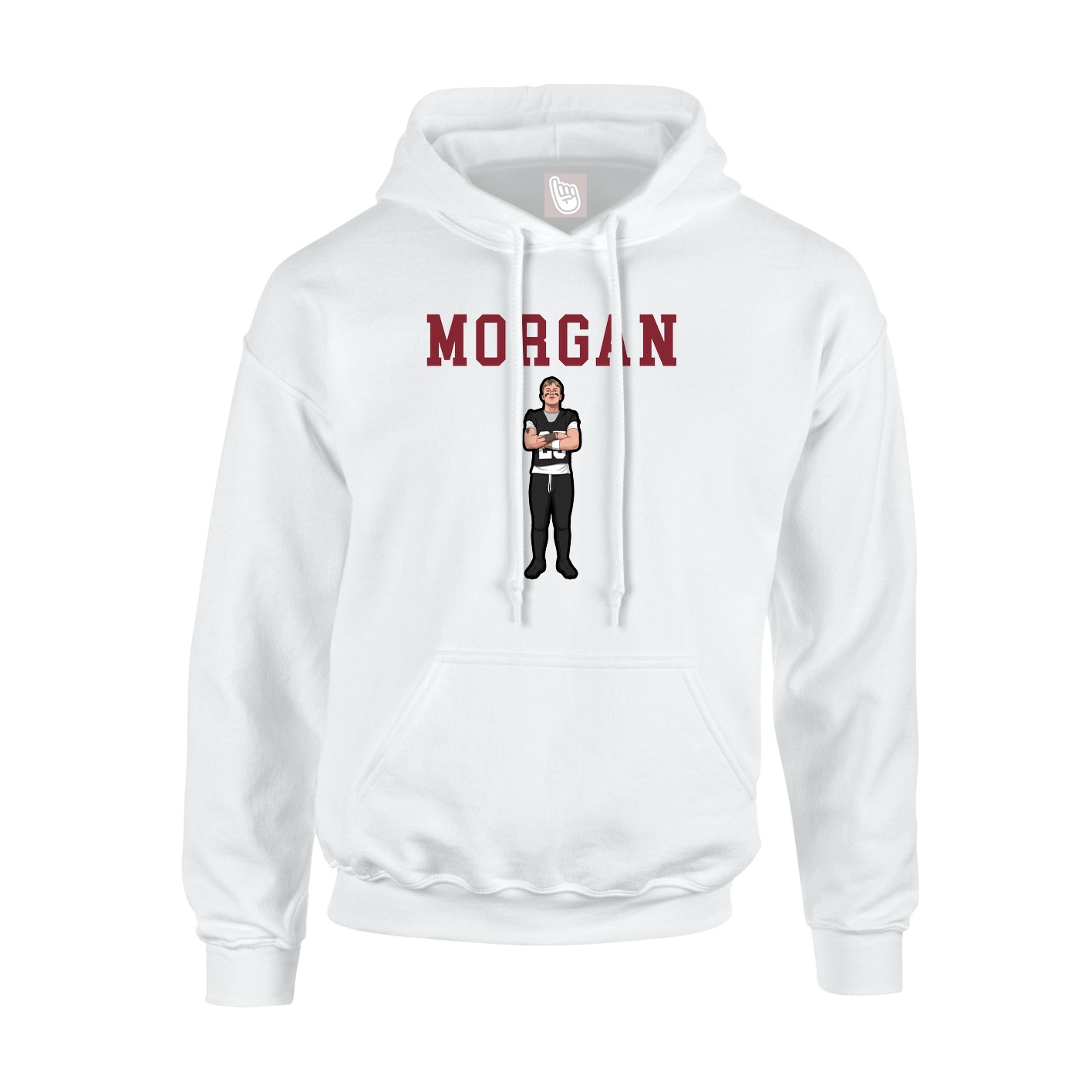 Youth Hoodie — Shirsey in White