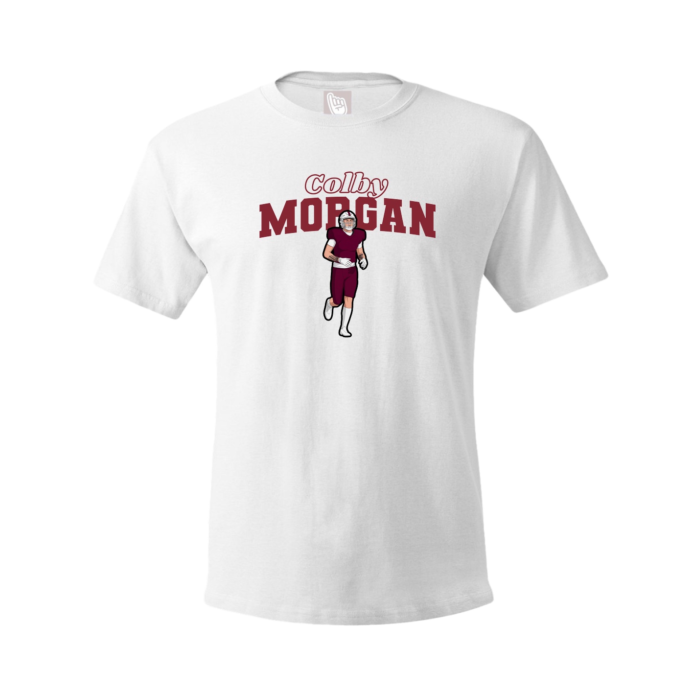 Tee — Name Arch in White