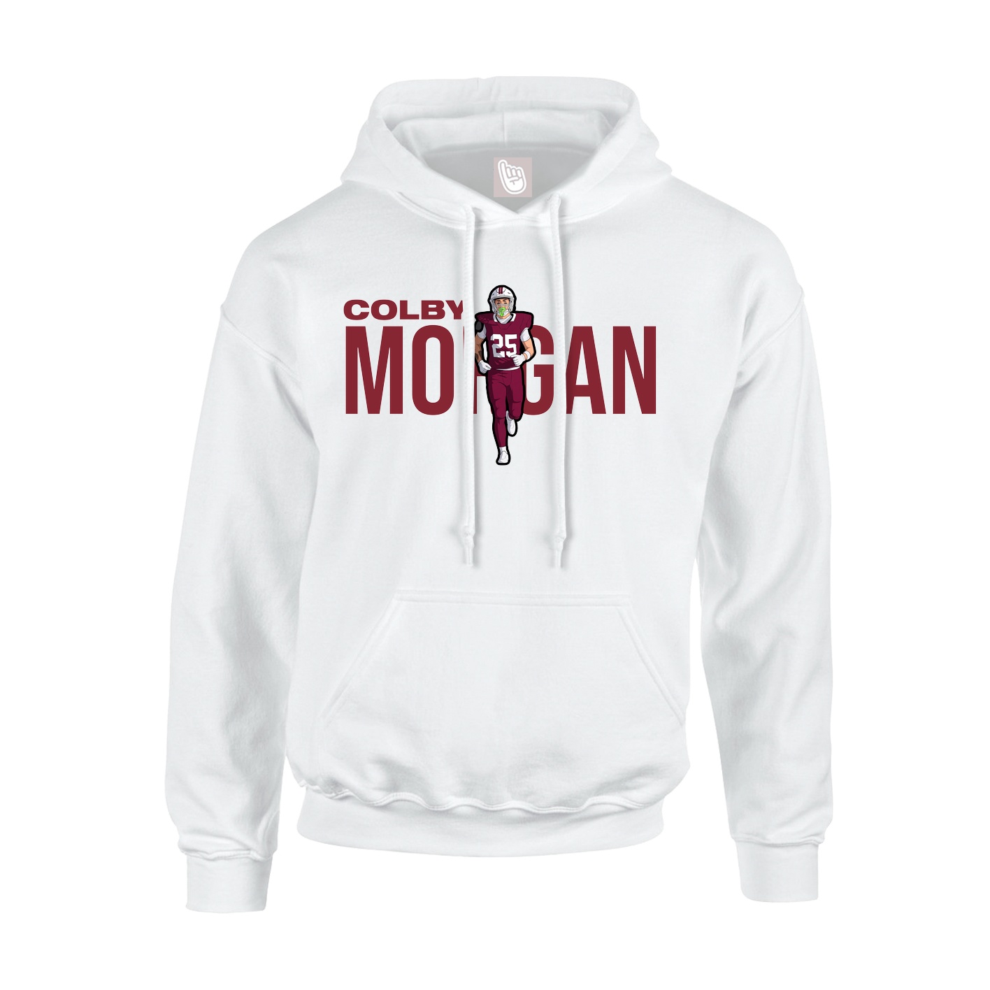 Hoodie — Player Name in White