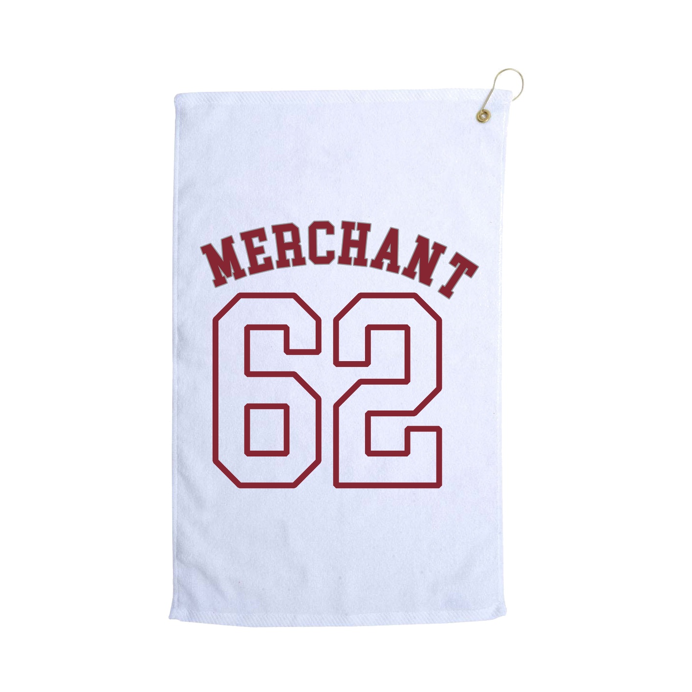 Golf Towel — Shirsey Arch in White