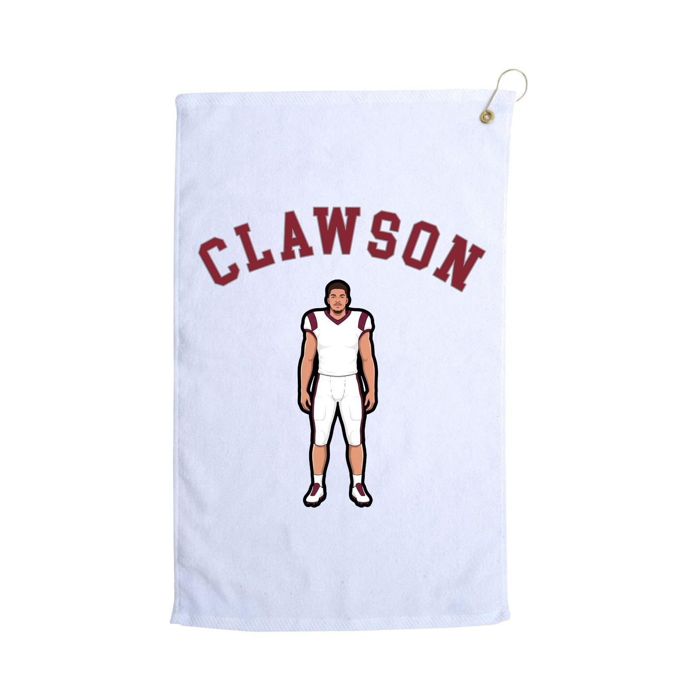 Golf Towel — Classic in White