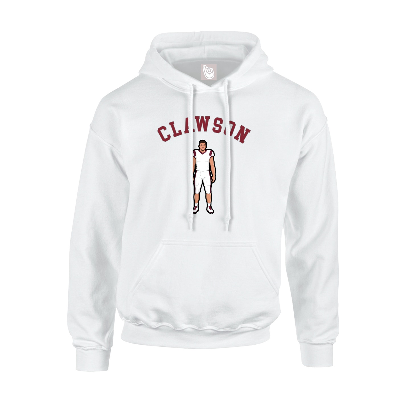 Hoodie — Classic in White