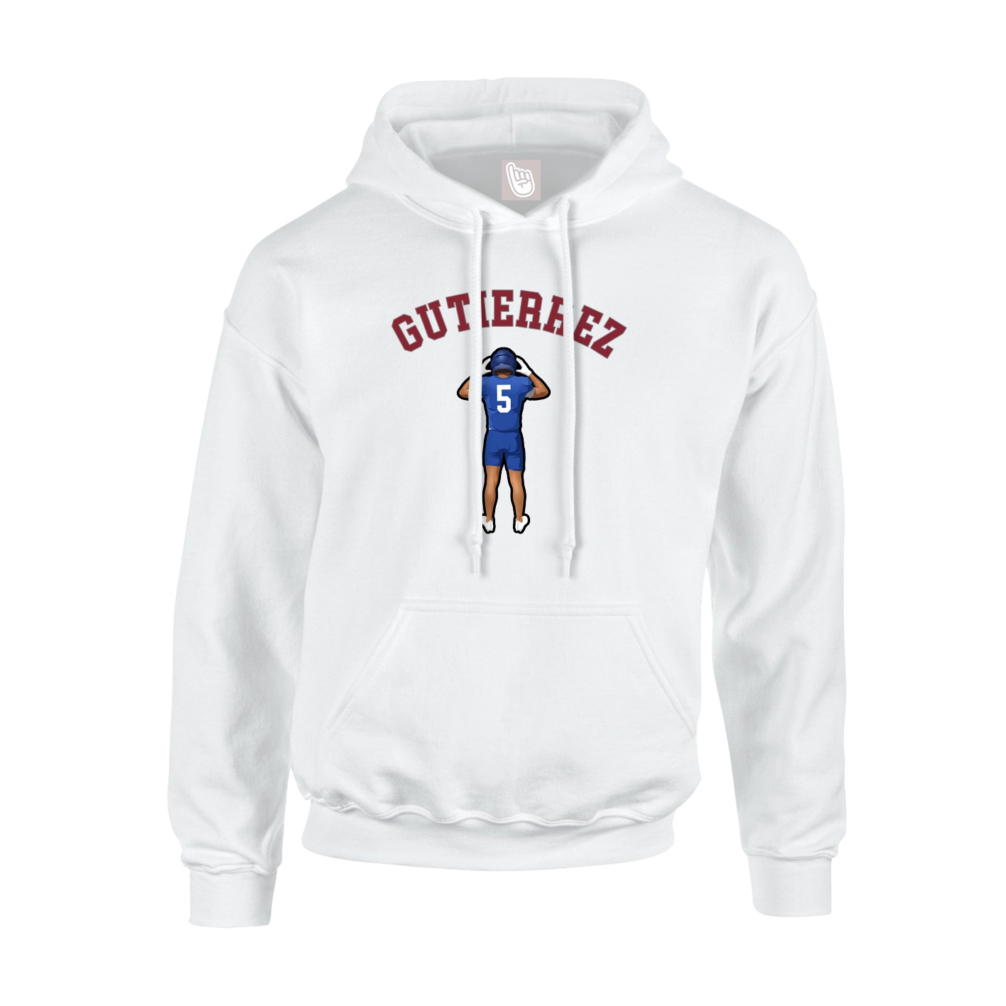 Youth Hoodie — Shirsey Arch in White