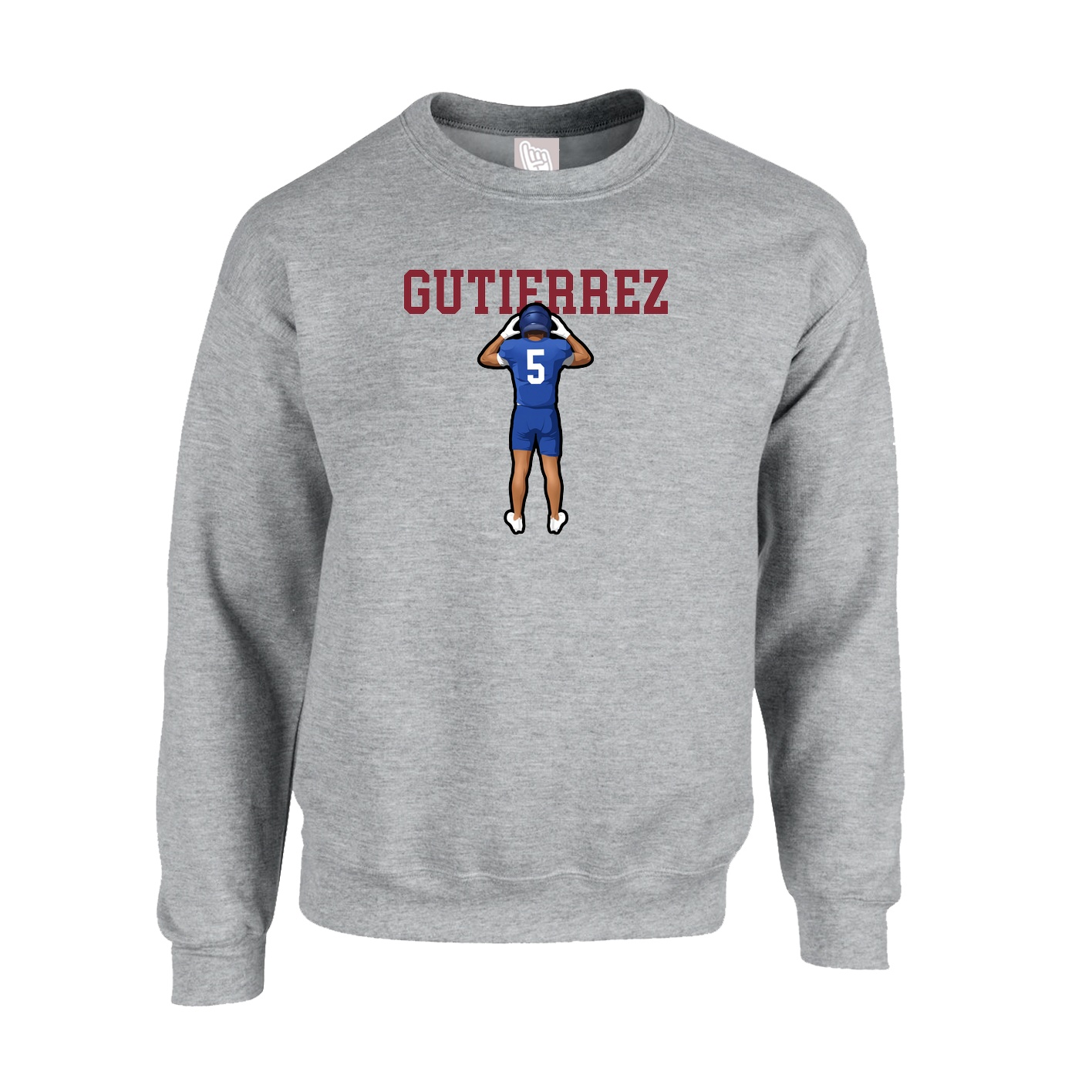Fleece Crew — Shirsey in Grey