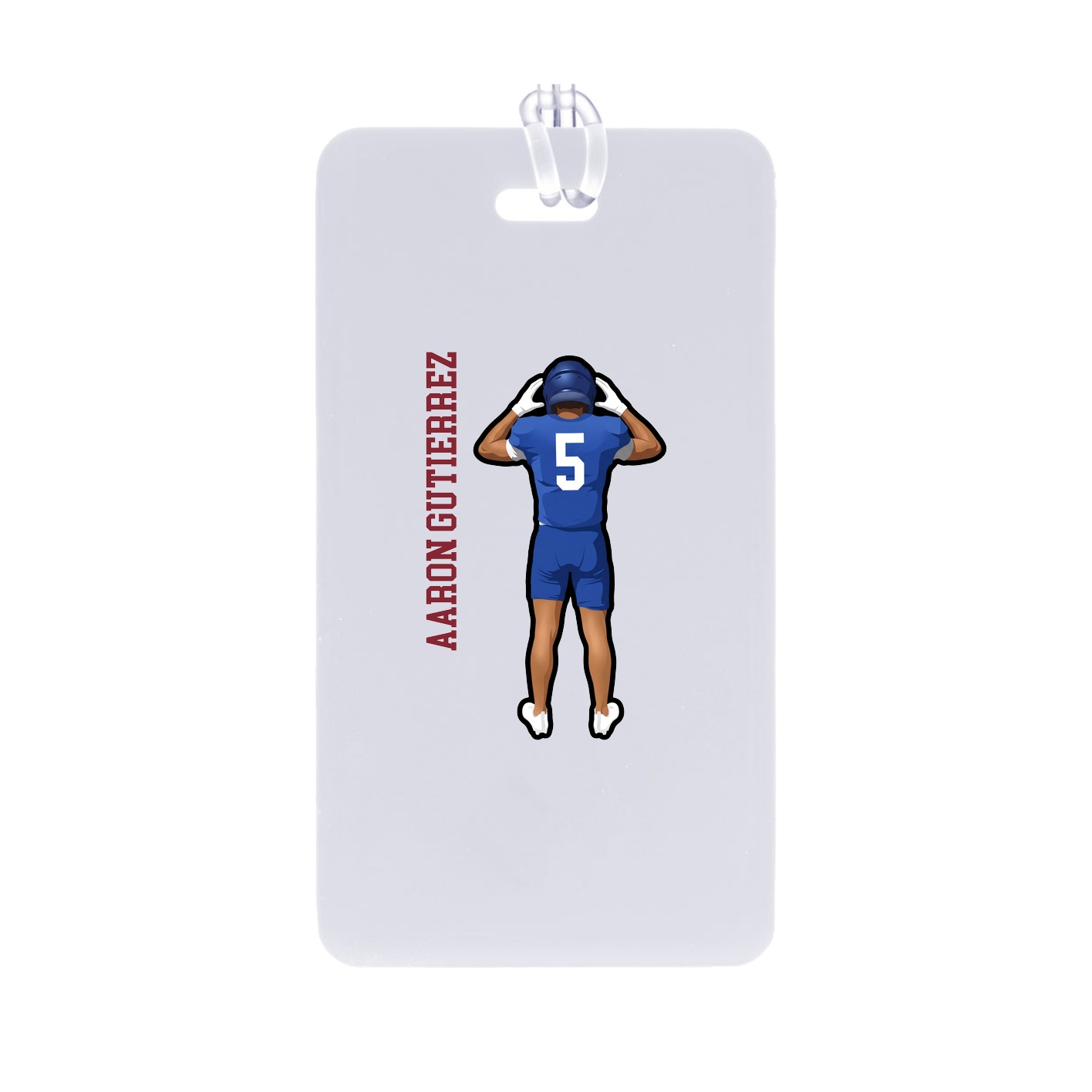 Bag Tag — Name Vertical in Classic