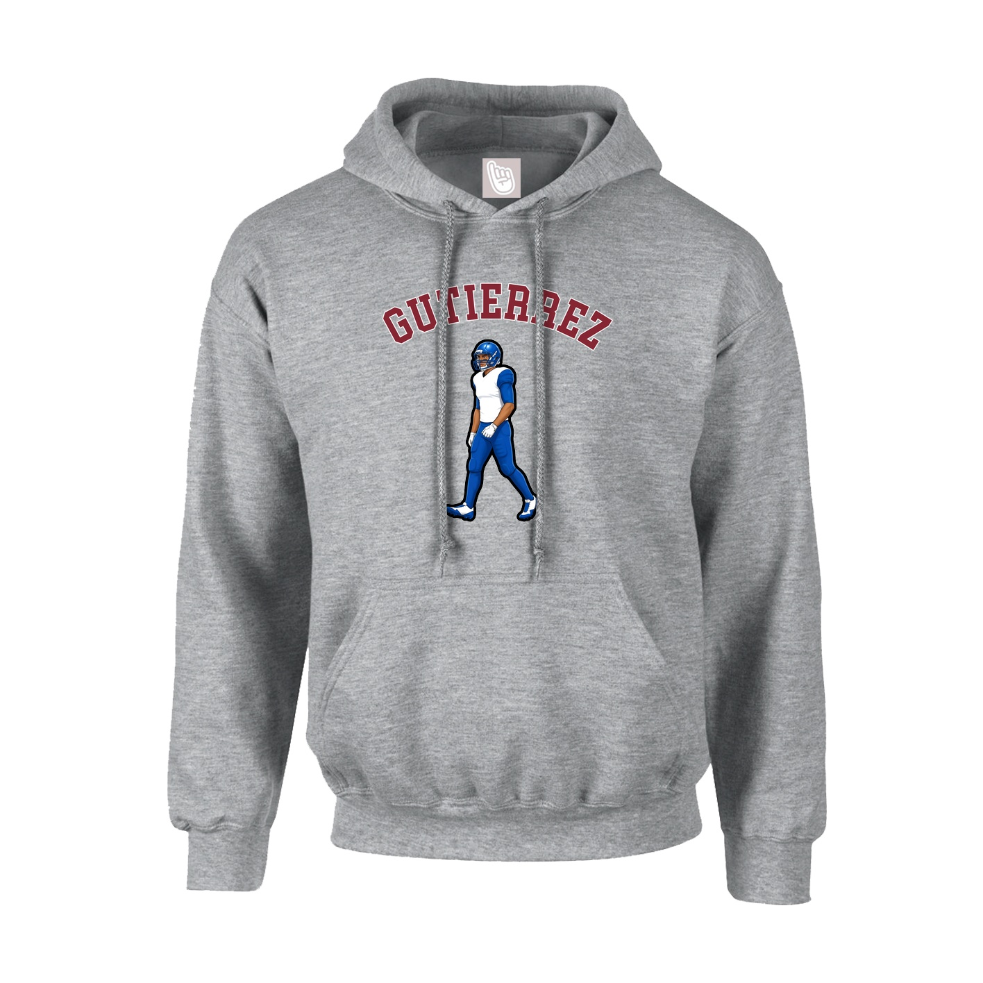 Youth Hoodie — Shirsey Arch in Grey