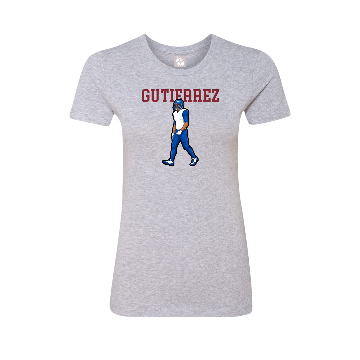 Fitted Women's Tee — Shirsey in Grey