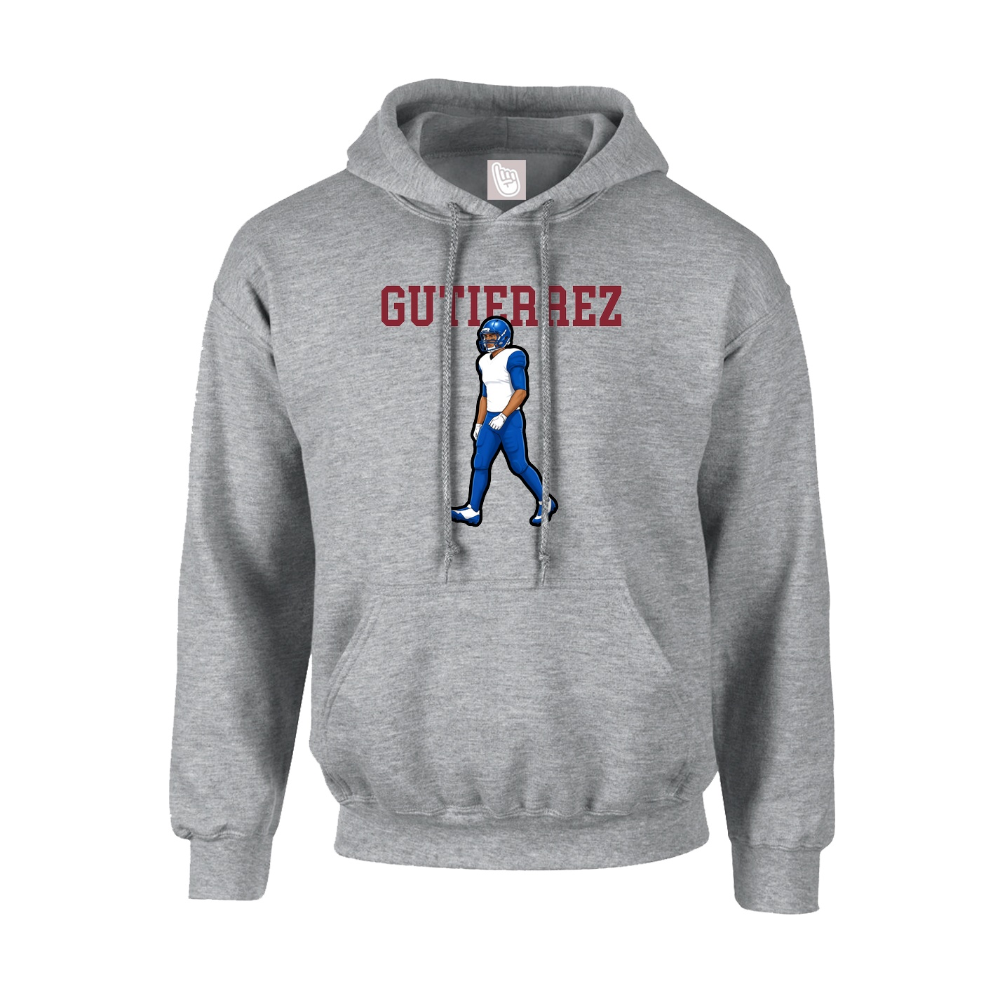 Hoodie — Shirsey in Grey
