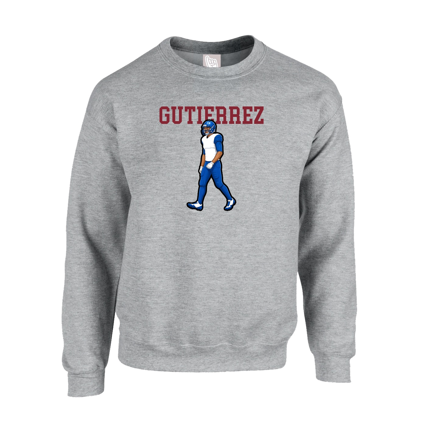 Fleece Crew — Shirsey in Grey