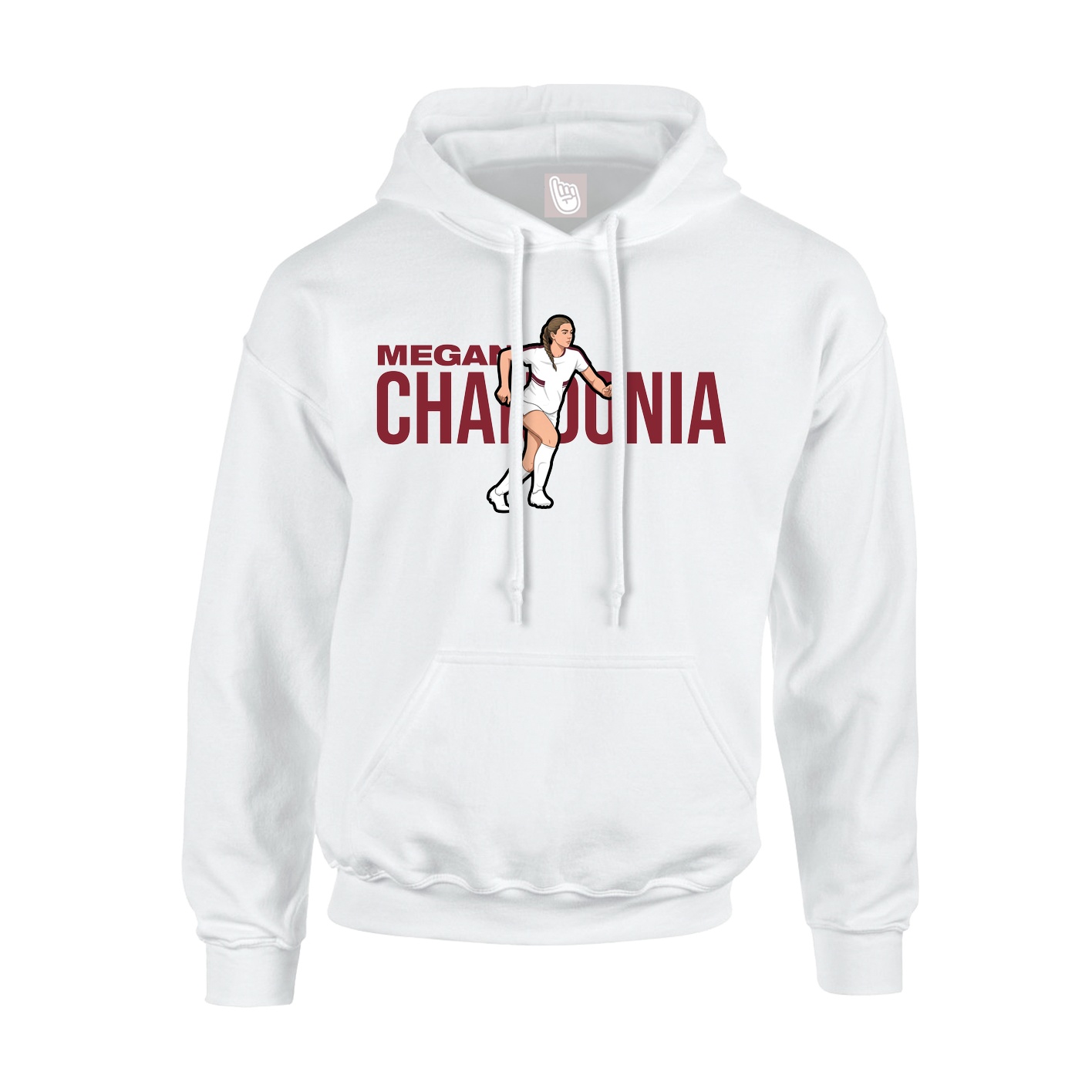 Hoodie — Player Name in White