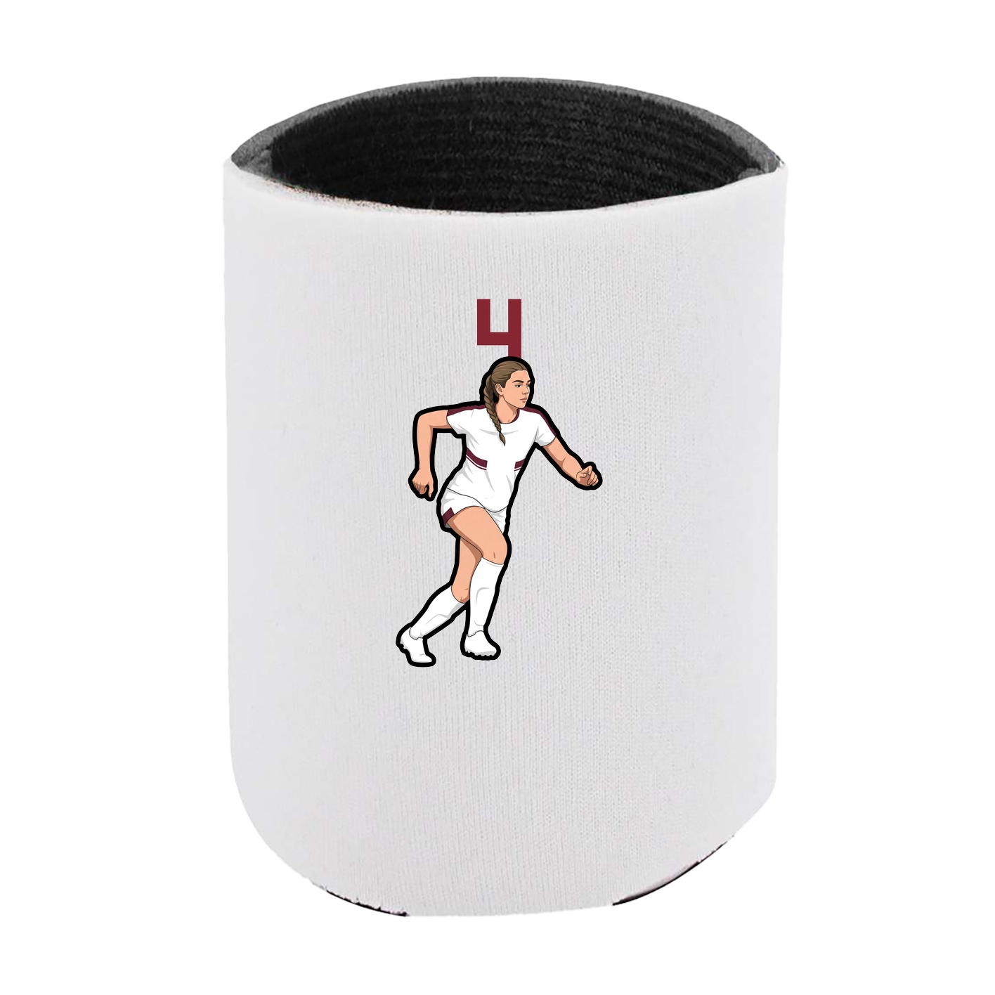 Can Holder — Number Top in White