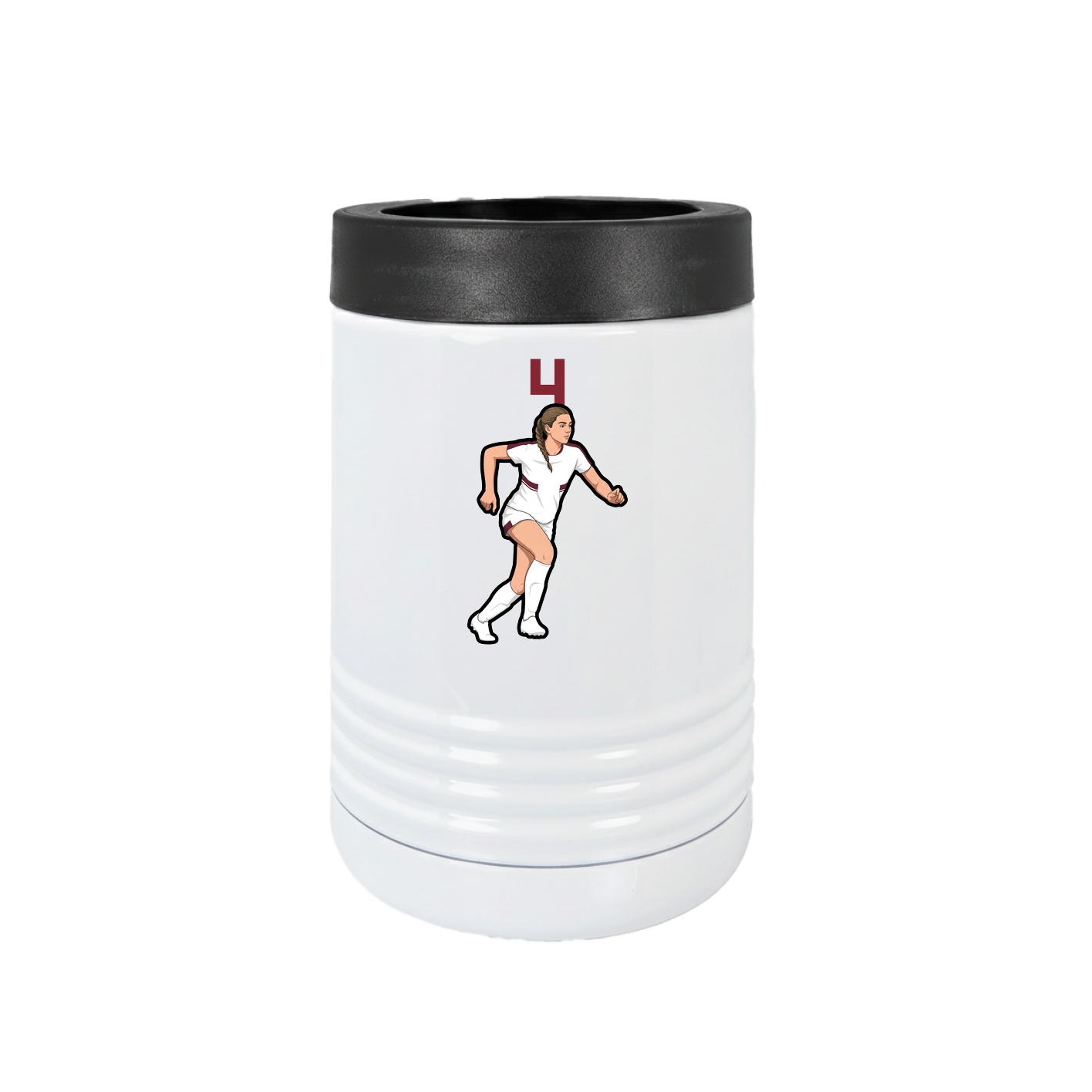 Beverage Holder — Number Top in White