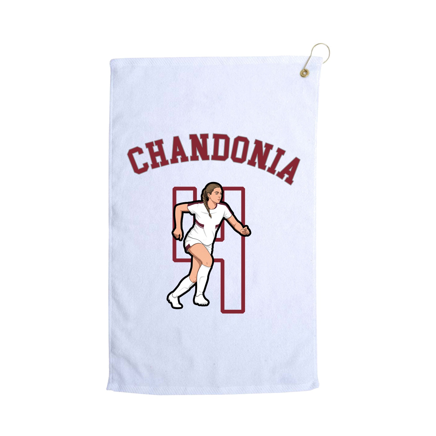 Golf Towel — Shirsey Arch in White