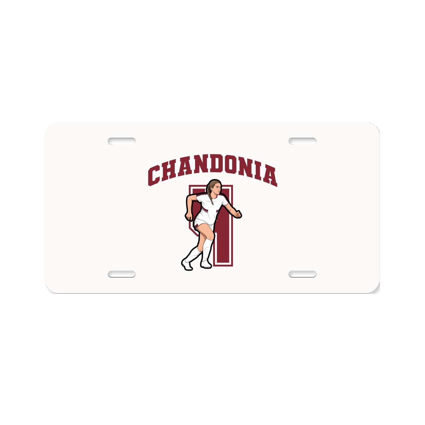License Plate — Number in Classic