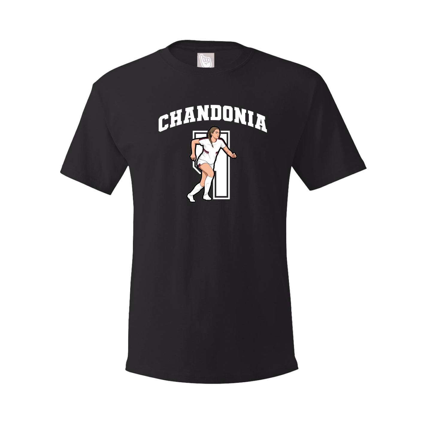 Youth Tee — Number in Black
